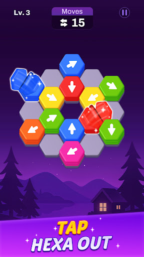 Hexout - Color Hexa Puzzle ekran görüntüsü