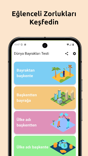 Başkent Sınavı: Dünya Ülkeleri ekran görüntüsü