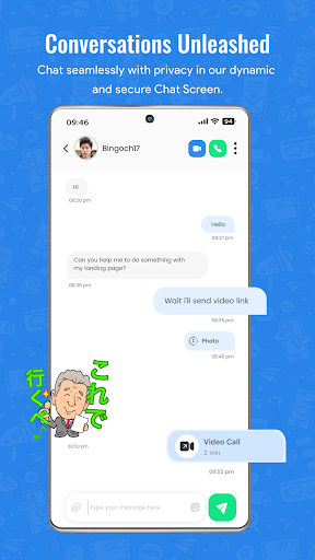 Ninja Private Messenger ekran görüntüsü