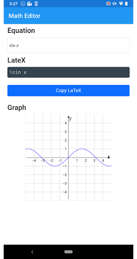 Math editor & Graph ekran görüntüsü