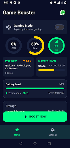 Game Booster Pro ekran görüntüsü