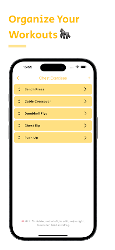 GymLog: Workout Tracker ekran görüntüsü