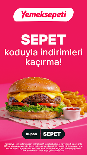 Yemeksepeti - Yemek & Market ekran görüntüsü