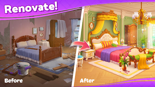 Home Mansion: Design & Match ekran görüntüsü