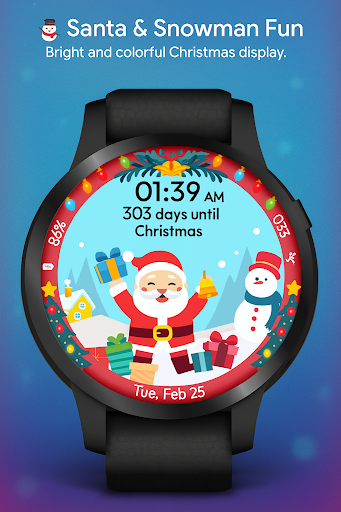 Christmas Timer WatchFace ekran görüntüsü