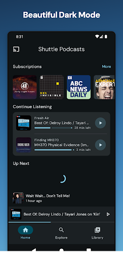 Shuttle: Simple Podcast Player ekran görüntüsü