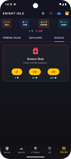 Knight Idle Online ekran görüntüsü