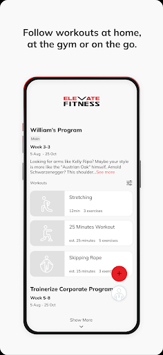 Elevate Fitness Hub ekran görüntüsü
