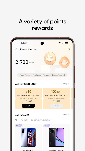 realme Community ekran görüntüsü