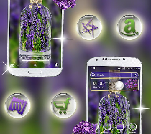 Lavender Launcher Theme ekran görüntüsü