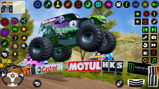 Monster Truck Stunt for kids ekran görüntüsü