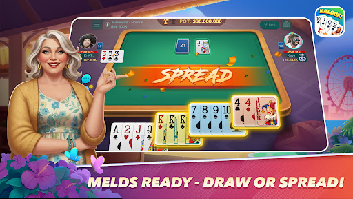 Kalooki Kaluki Rummy Zingplay ekran görüntüsü