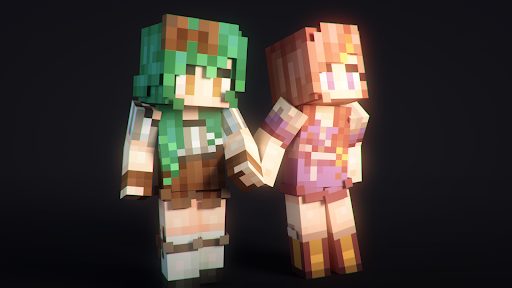 Minecraft için Kız Derileri ekran görüntüsü