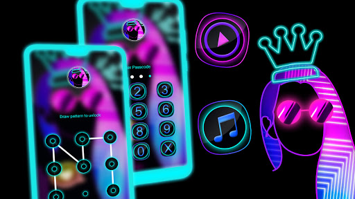 Dark Girly Launcher Theme ekran görüntüsü
