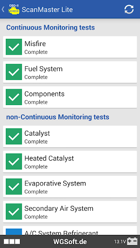 ScanMaster for ELM327 OBD-2 ekran görüntüsü