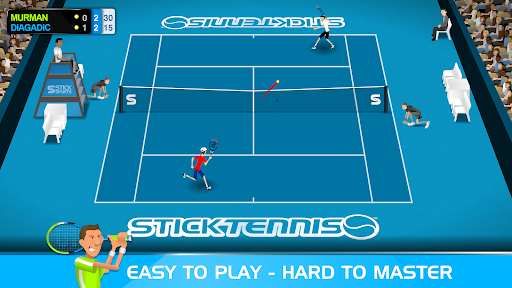 Stick Tennis ekran görüntüsü