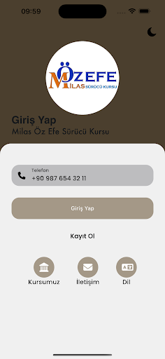 Milas Öz Efe Sürücü Kursu ekran görüntüsü
