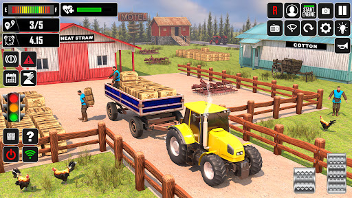 Village Tractor Farming Game ekran görüntüsü