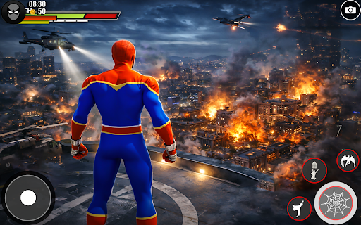 Spider Rope Hero: Rescue City ekran görüntüsü