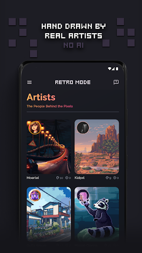 Retro Mode - Wallpapers ekran görüntüsü