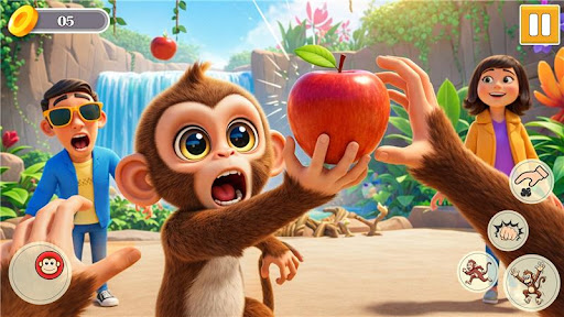 Monkey Prankster: Zoo Chaos ekran görüntüsü