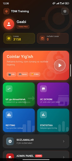 TDM Training and UC Earn ekran görüntüsü