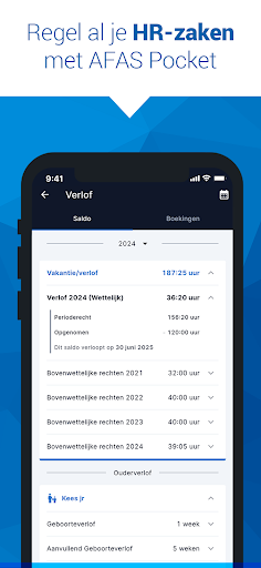 AFAS Pocket ekran görüntüsü