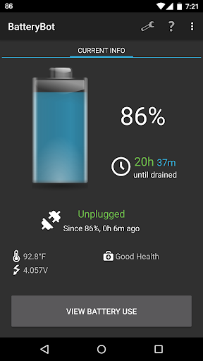 BatteryBot Battery Indicator ekran görüntüsü