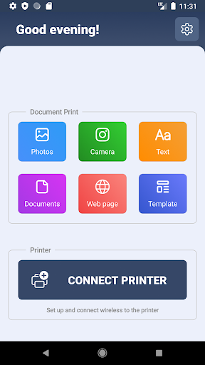 EasyPrint: Yazıcıya bağlanın ekran görüntüsü