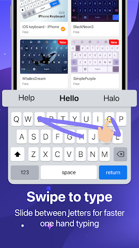 Keyboard OS 18 - Emojis ekran görüntüsü