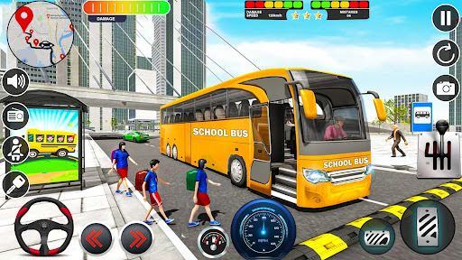 School Bus Simulator Bus Games ekran görüntüsü