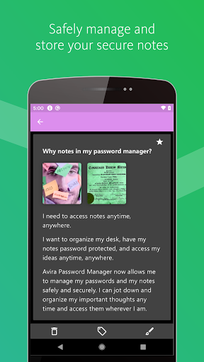 Avira Password Manager ekran görüntüsü