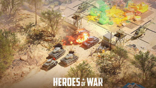 Heroes of War: WW2 Idle RPG ekran görüntüsü