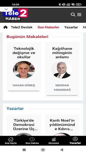 TELE2 Haber ekran görüntüsü