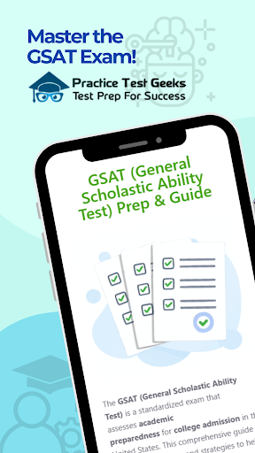 GSAT Practice Test ekran görüntüsü