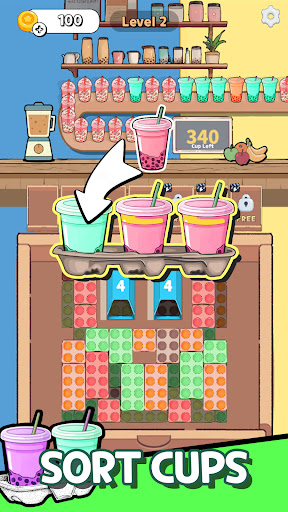 Bubble Tea Sort: Color Puzzle ekran görüntüsü