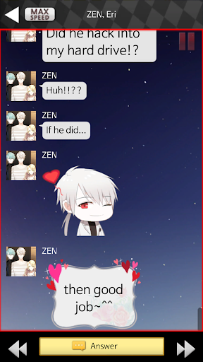 Mystic Messenger ekran görüntüsü