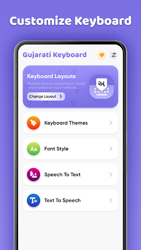 Gujarati Keyboard ekran görüntüsü