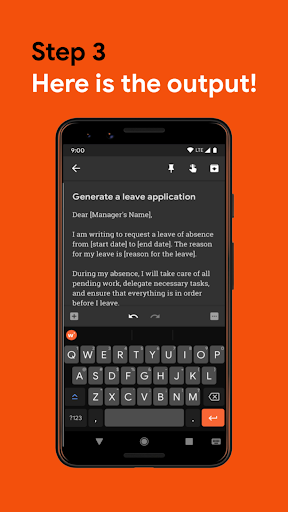 Wboard: Generative AI Keyboard ekran görüntüsü