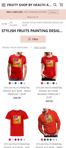 Fruity Shop: Fashion e-Store ekran görüntüsü