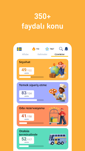 İsveççe öğren - 11.000 kelime ekran görüntüsü