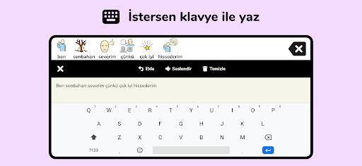 Otsimo AAC | Konuşma Desteği ekran görüntüsü