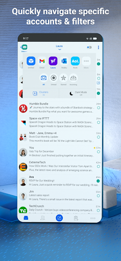 Blue Mail E-posta - Email ekran görüntüsü
