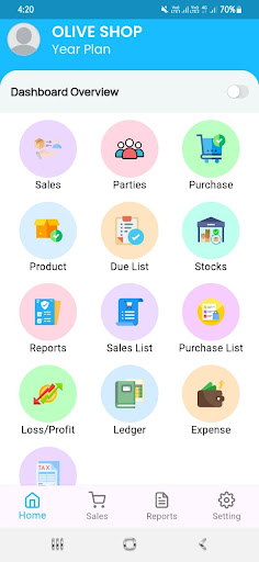 Luminar Mobile Billing App ekran görüntüsü