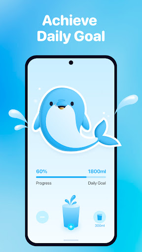 Water Tracker-Dolphin Reminder ekran görüntüsü