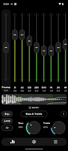 Poweramp Ekolayzer ekran görüntüsü