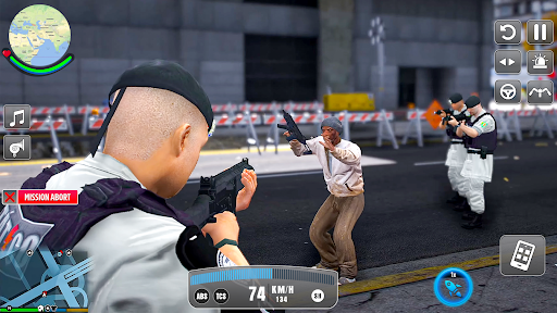 City Police Cop Car Chase Game ekran görüntüsü