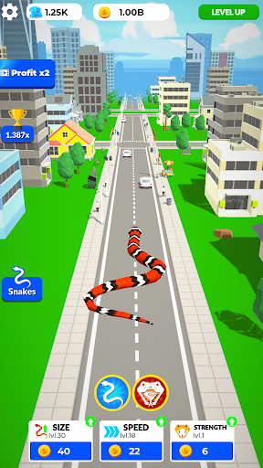 Idle Snake World:Hunting Fight ekran görüntüsü