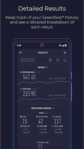 Speedtest by Ookla ekran görüntüsü