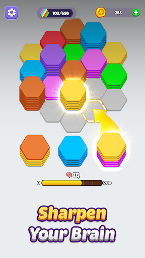 Hexa Sorting Puzzle ekran görüntüsü